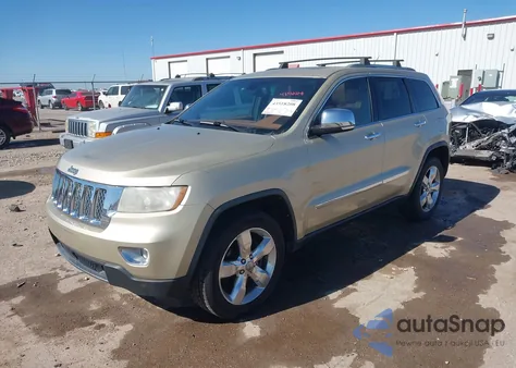 2012 Jeep Grand Cherokee Overland z USA, uszkodzony, nr VIN 1C4RJFCG8CC129588